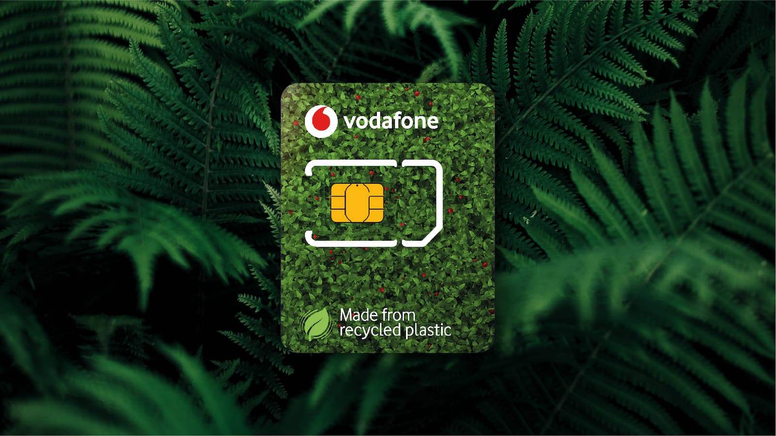 Raksasa Telekomunikasi Vodafone Memperkenalkan Eco-Sim Card Dari Daur Ulang Plastik